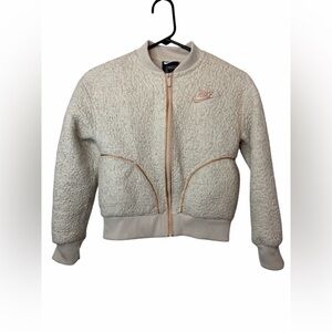 Nike Sportswear High Pile Fleece Shine Bomber Girls Jacket
